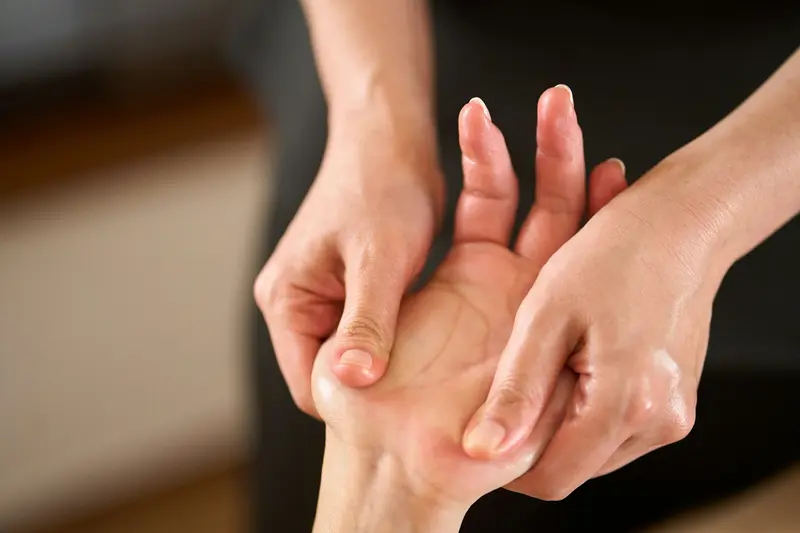 Massage des mains